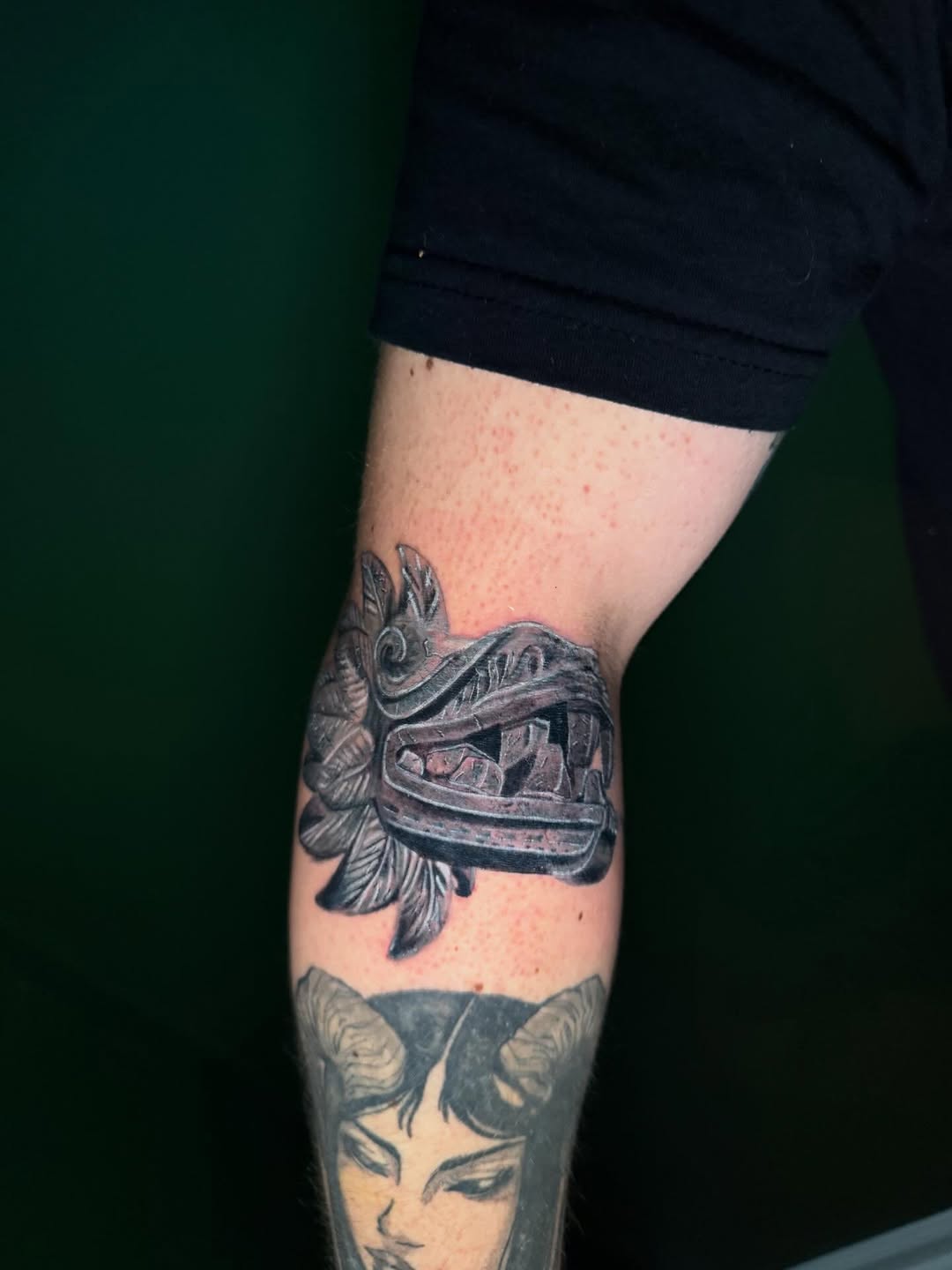 Tattoo by @_dotmx_ — black_and_grey, realism