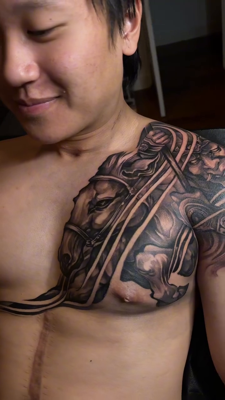 Tattoo by @jennal_wang — black_and_grey, realism