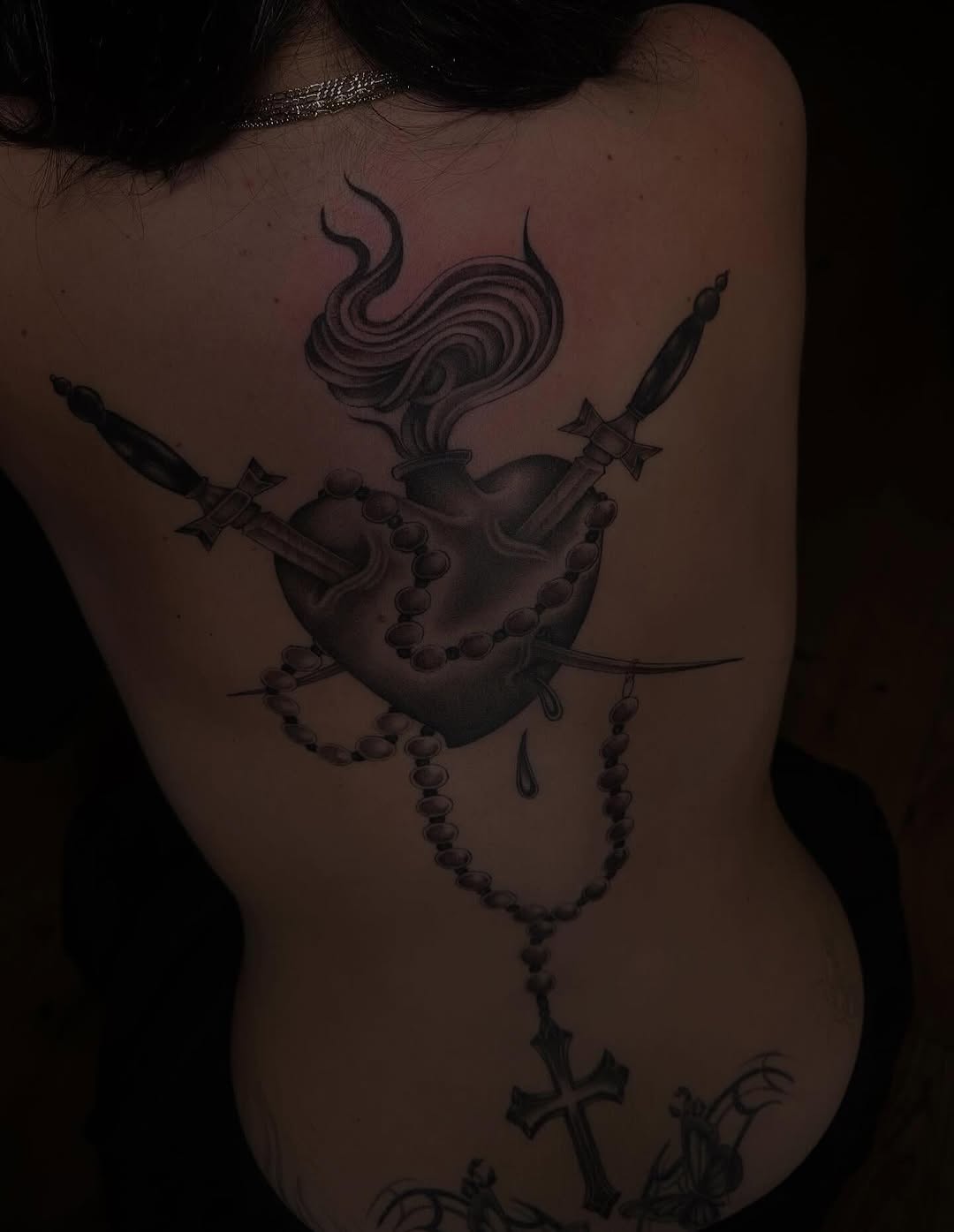 Tattoo by @b4dpain β black_and_grey, ornamental