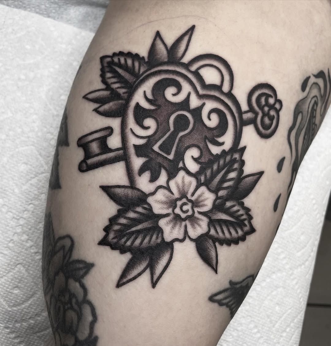 Tattoo by @katbarrieau — american_traditional, illustrative