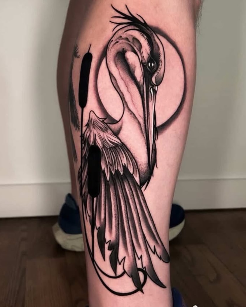 Tattoo by @crystalthornstattoo — black_and_grey, realism