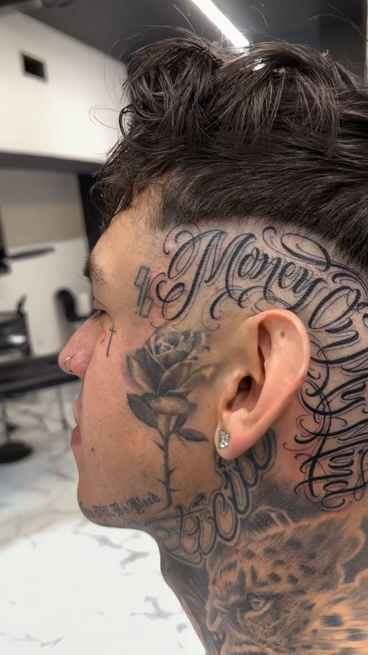 Tattoo by @scriptinator — lettering_script, black_and_grey