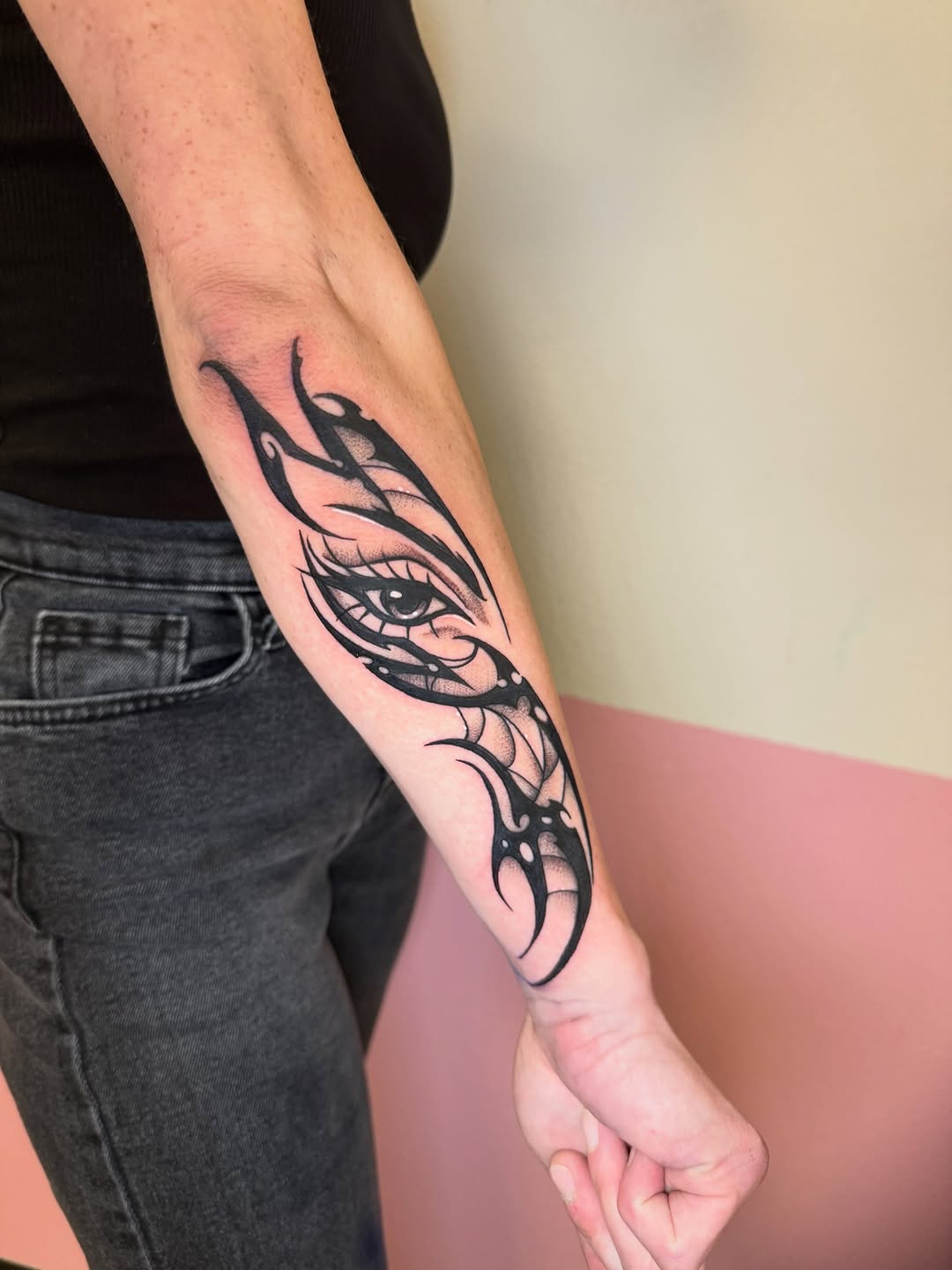 Tattoo by @w33bmachin3 — black_and_grey, ornamental