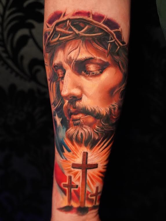 Tattoo by @nikkiharristattoo — realism, black_and_grey