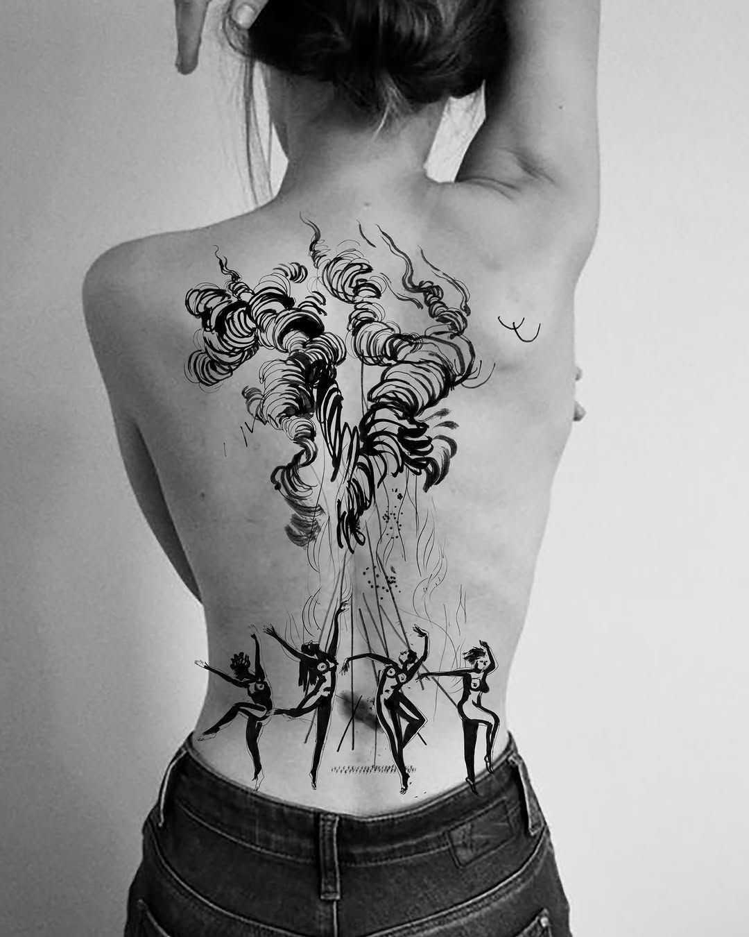 Tattoo by @lamhamilton β illustrative, black_and_grey