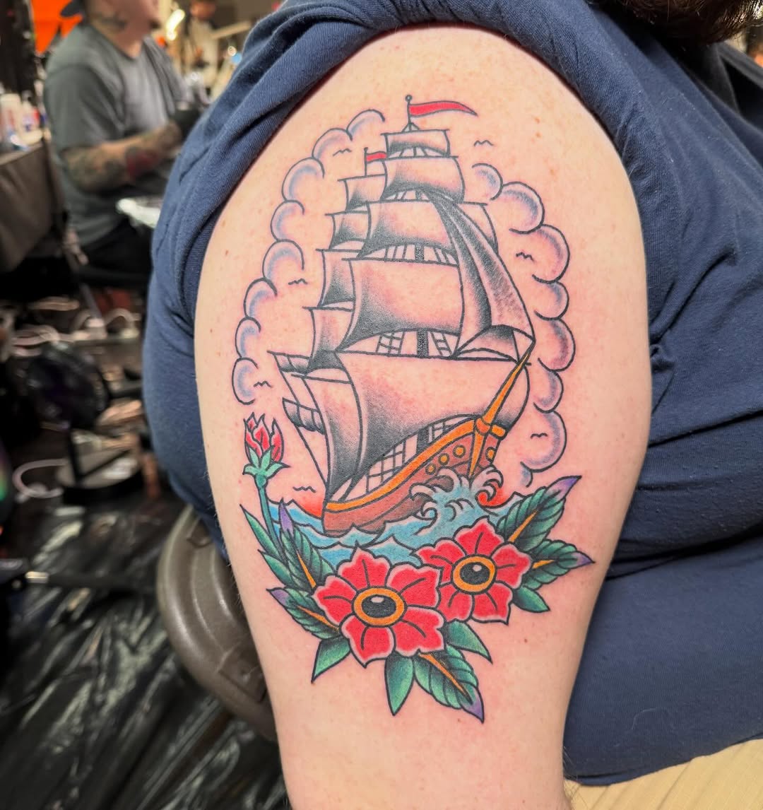 Tattoo by @hellboundhawktattoos โ american_traditional
