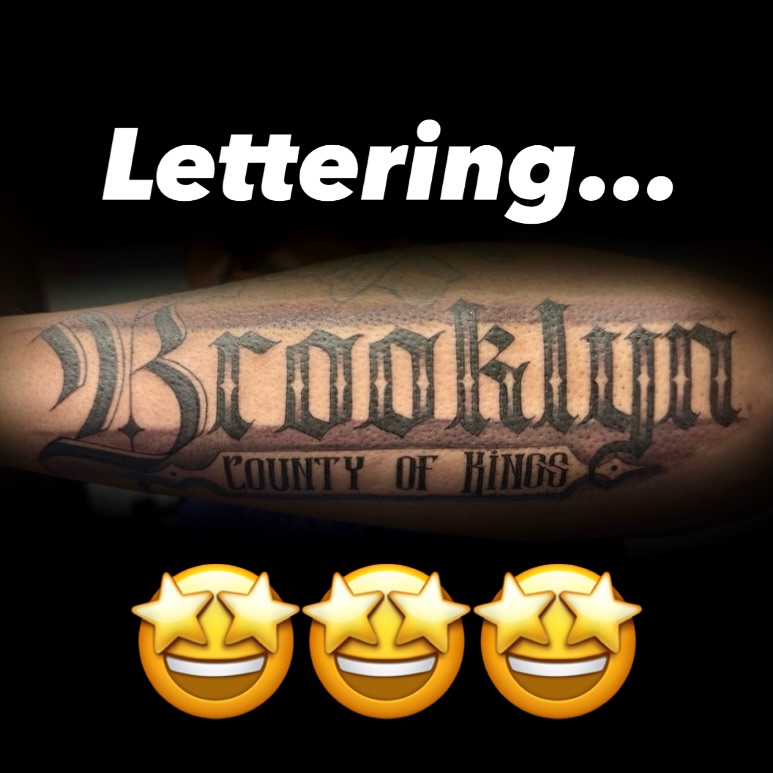 Tattoo by @karrissastitttattoos — lettering_script, chicano