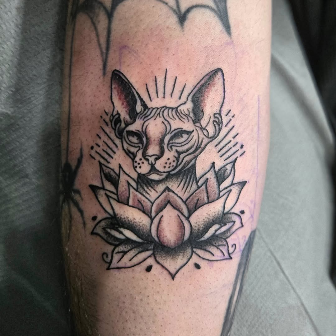 Tattoo by @t.rubio909 — illustrative, black_and_grey