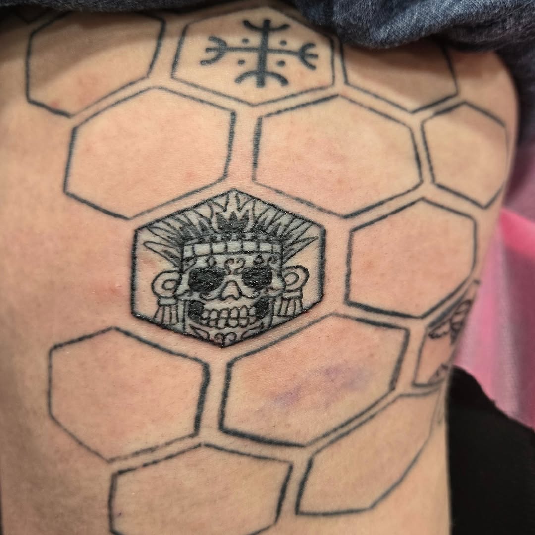 Tattoo by @t.rubio909 — blackwork, geometric