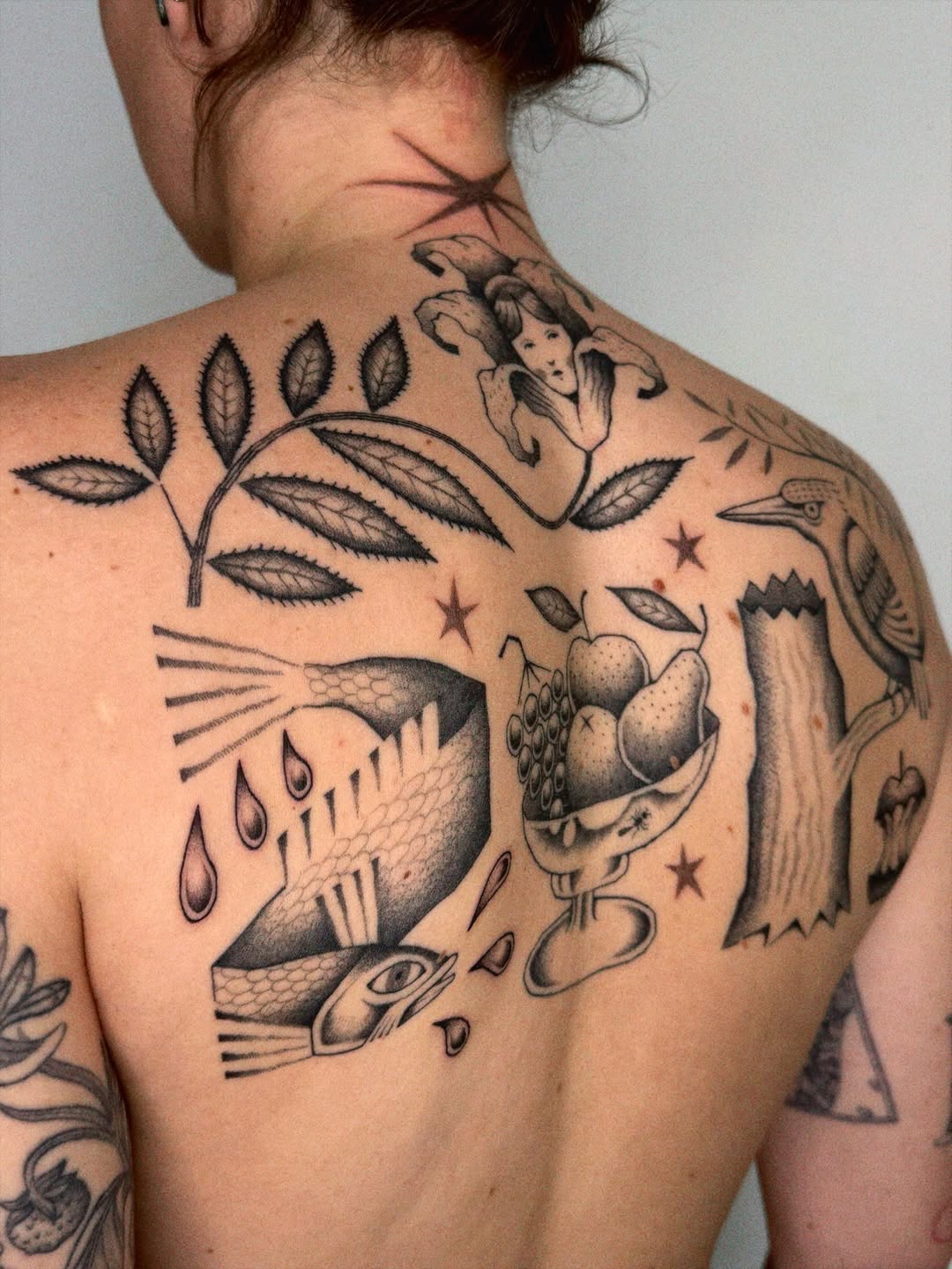 Tattoo by @inkshame — black_and_grey