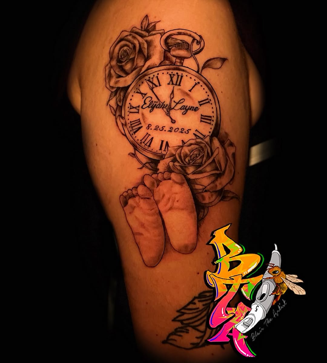 Tattoo by @blairtheartist — realism, black_and_grey