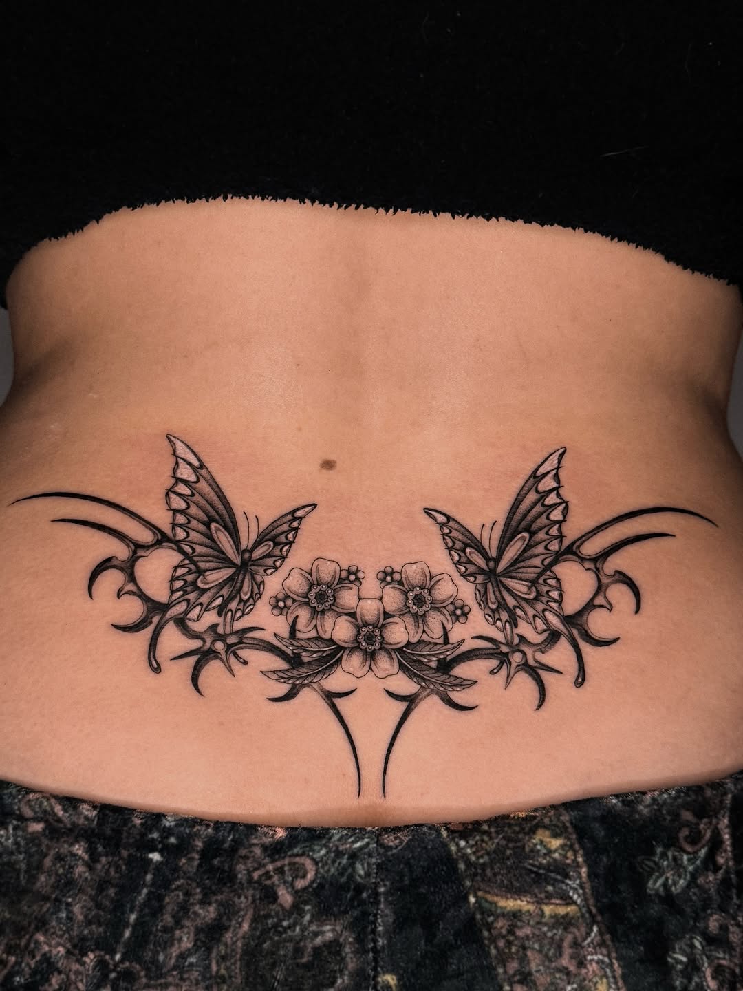 Tattoo by @ellafromhella — fine_line, black_and_grey
