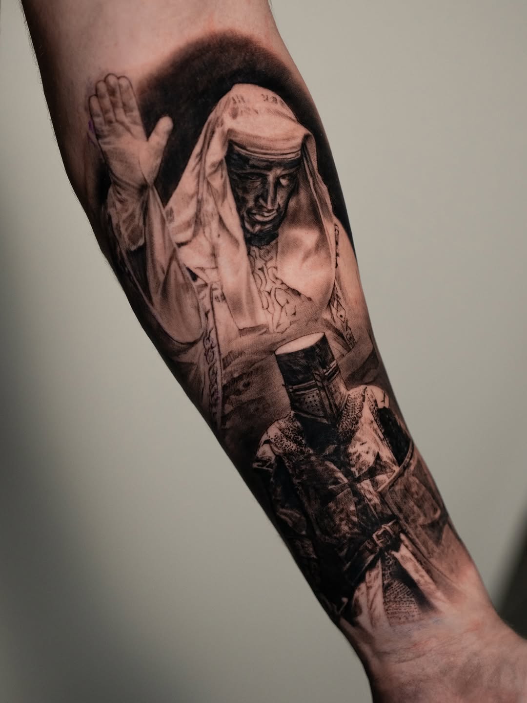 Tattoo by @butrin.tattoo — realism, black_and_grey