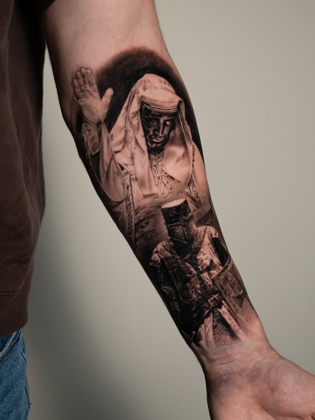 Tattoo by @butrin.tattoo — realism, black_and_grey