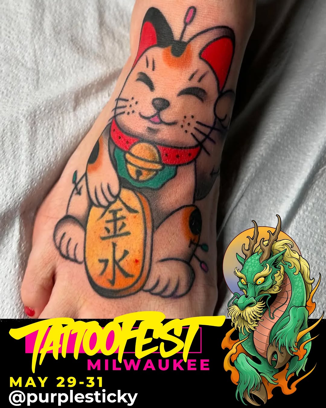 Tattoo by @purplesticky — neo_traditional