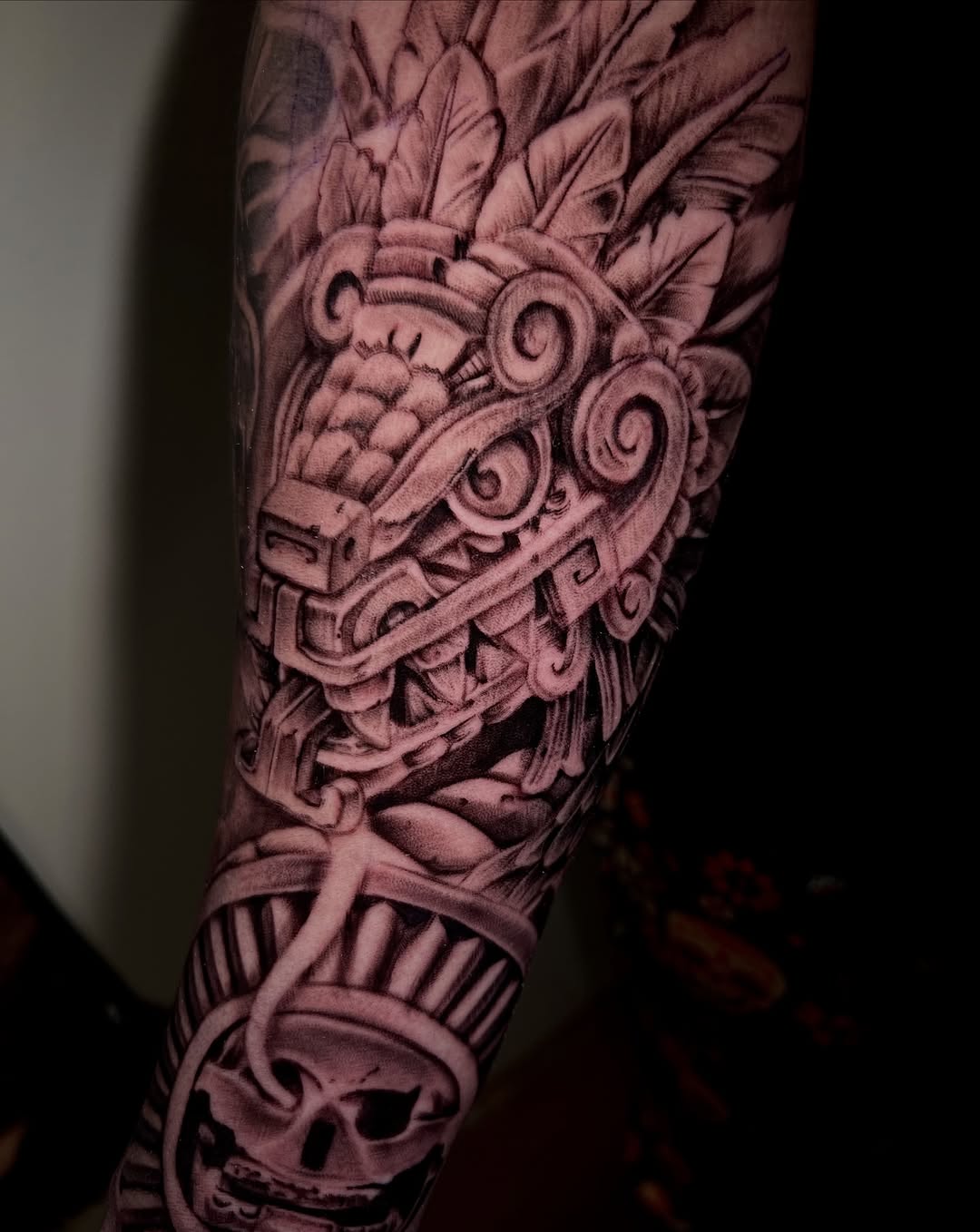 Tattoo by @tatsbysass — black_and_grey, realism