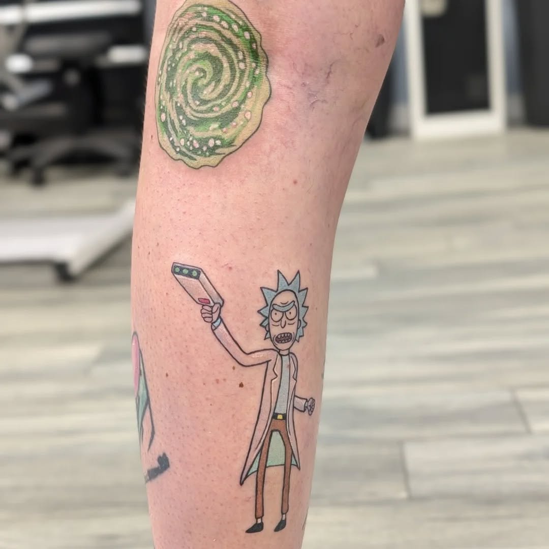 Tattoo by @tattoojax — new_school, anime