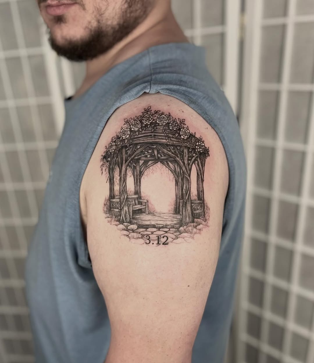 Tattoo by @gracespringerart — realism, black_and_grey