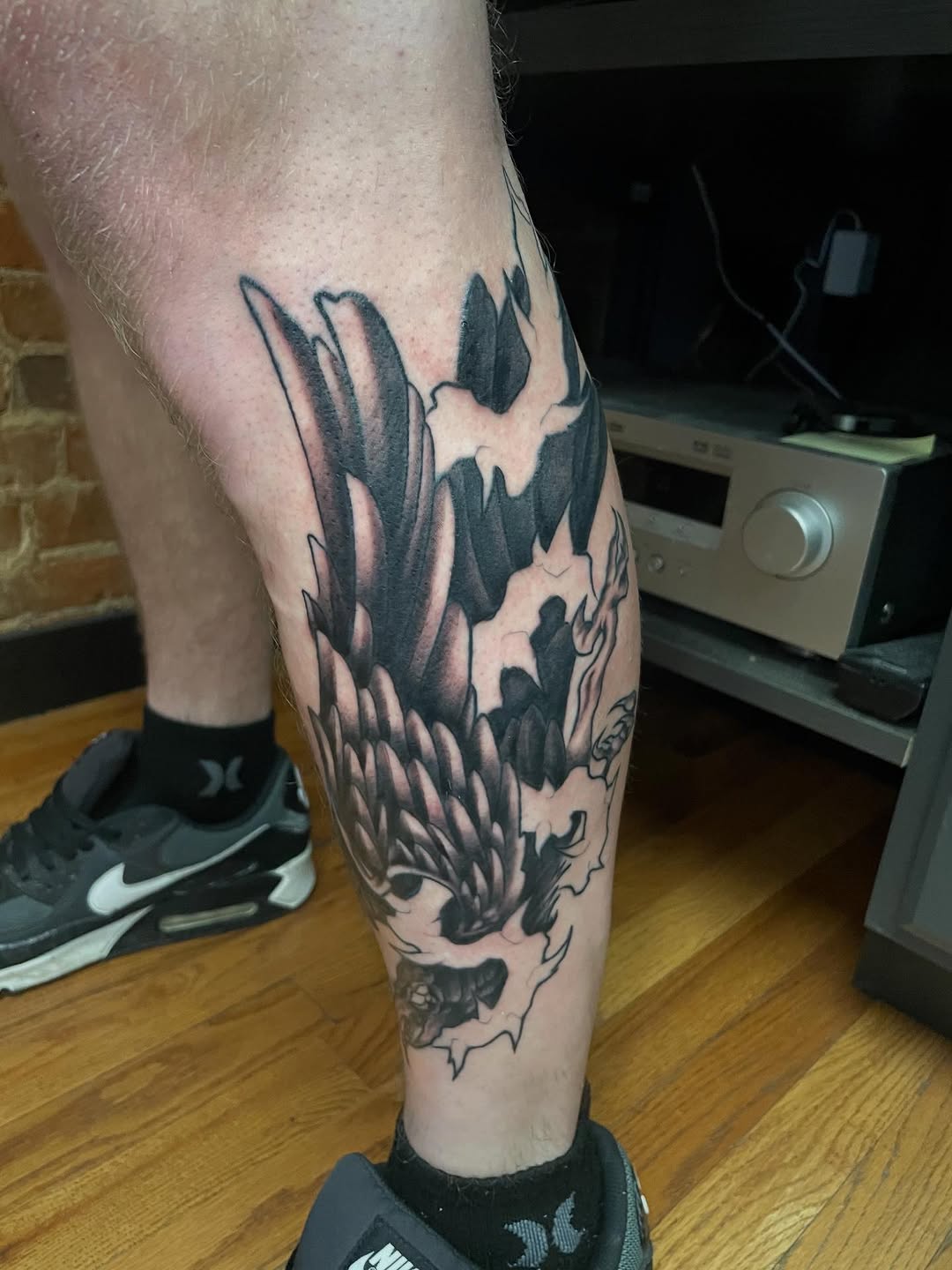 Tattoo by @auzzy.inkpirate — blackwork