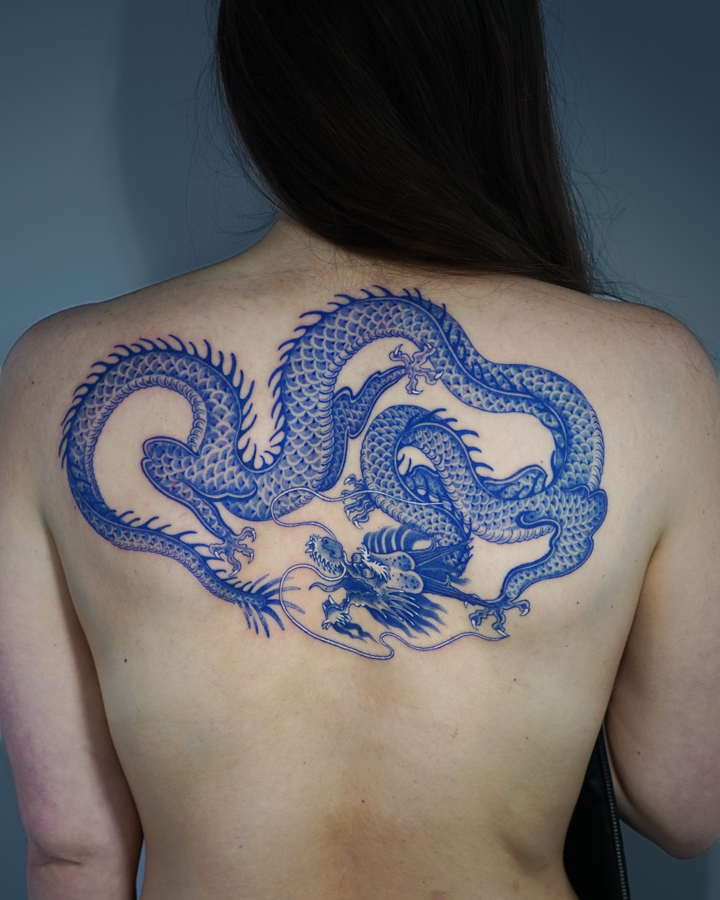 Tattoo by @swanissober — japanese_irezumi, blackwork