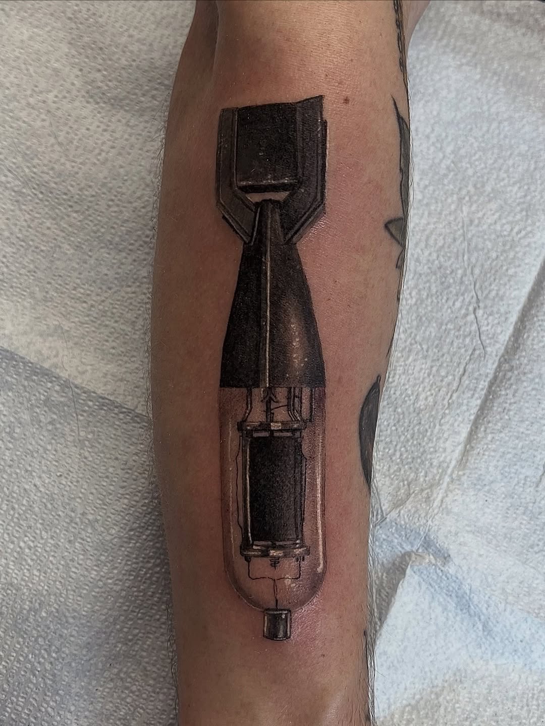 Tattoo by @samcedartattoo β realism, black_and_grey