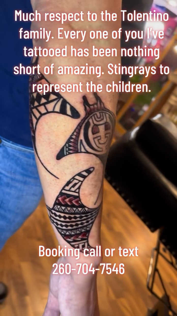 Tattoo by @ochtattoos — tribal, blackwork