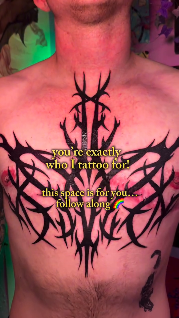 Tattoo by @creatureoutside — blackwork, lettering_script