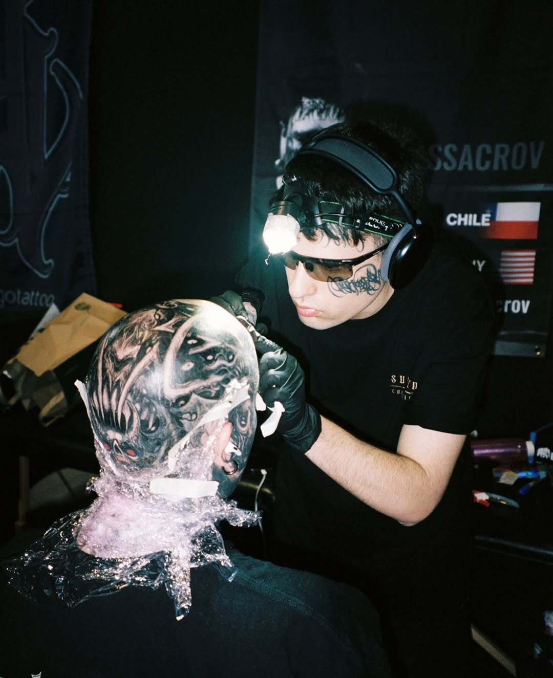 Tattoo by @daniil.naraev — blackwork, illustrative