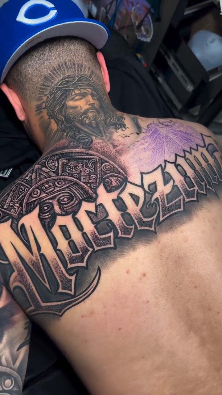 Tattoo by @luis_menesesart — chicano, black_and_grey