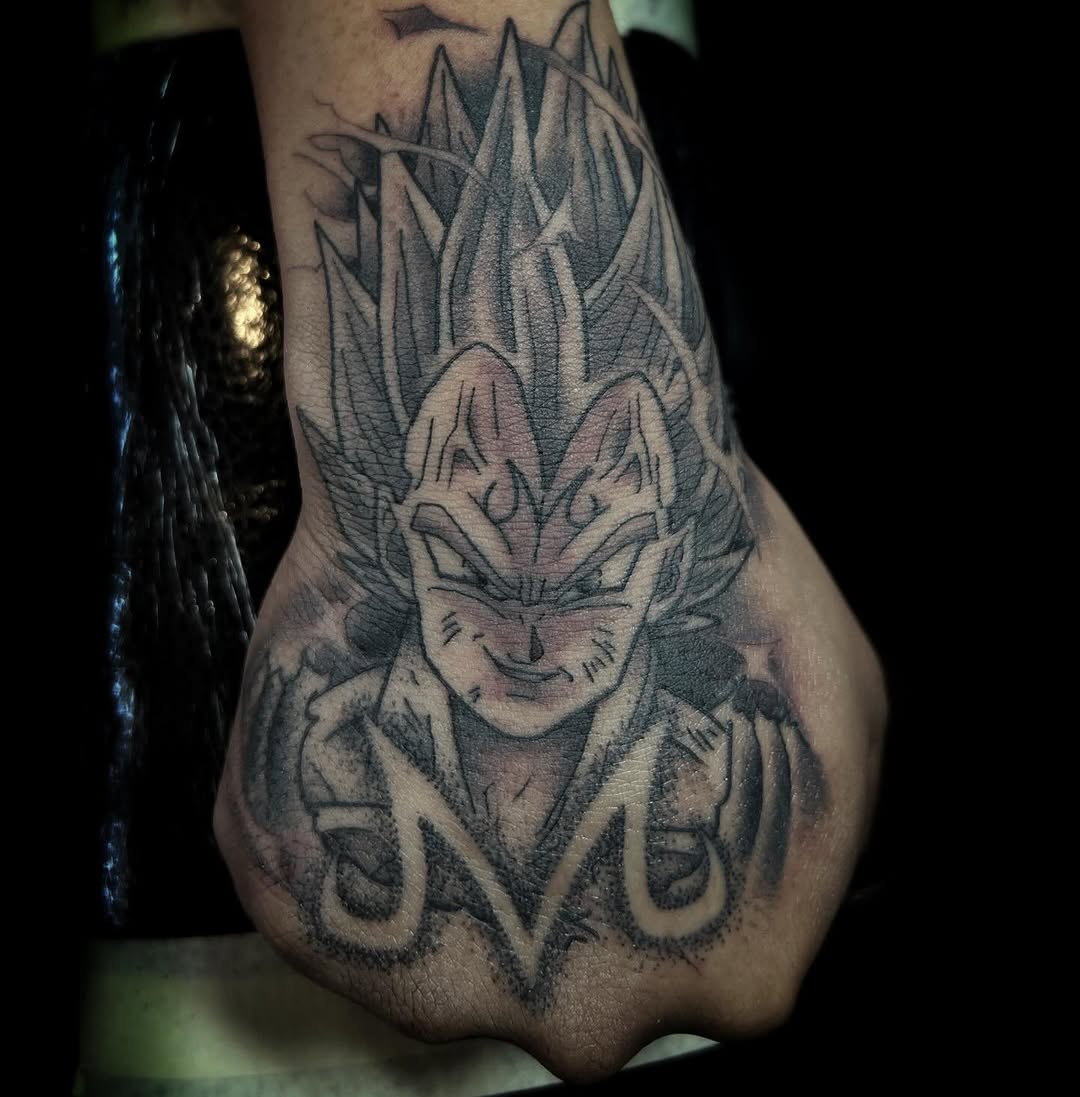 Tattoo by @sloanxkettering — illustrative, anime