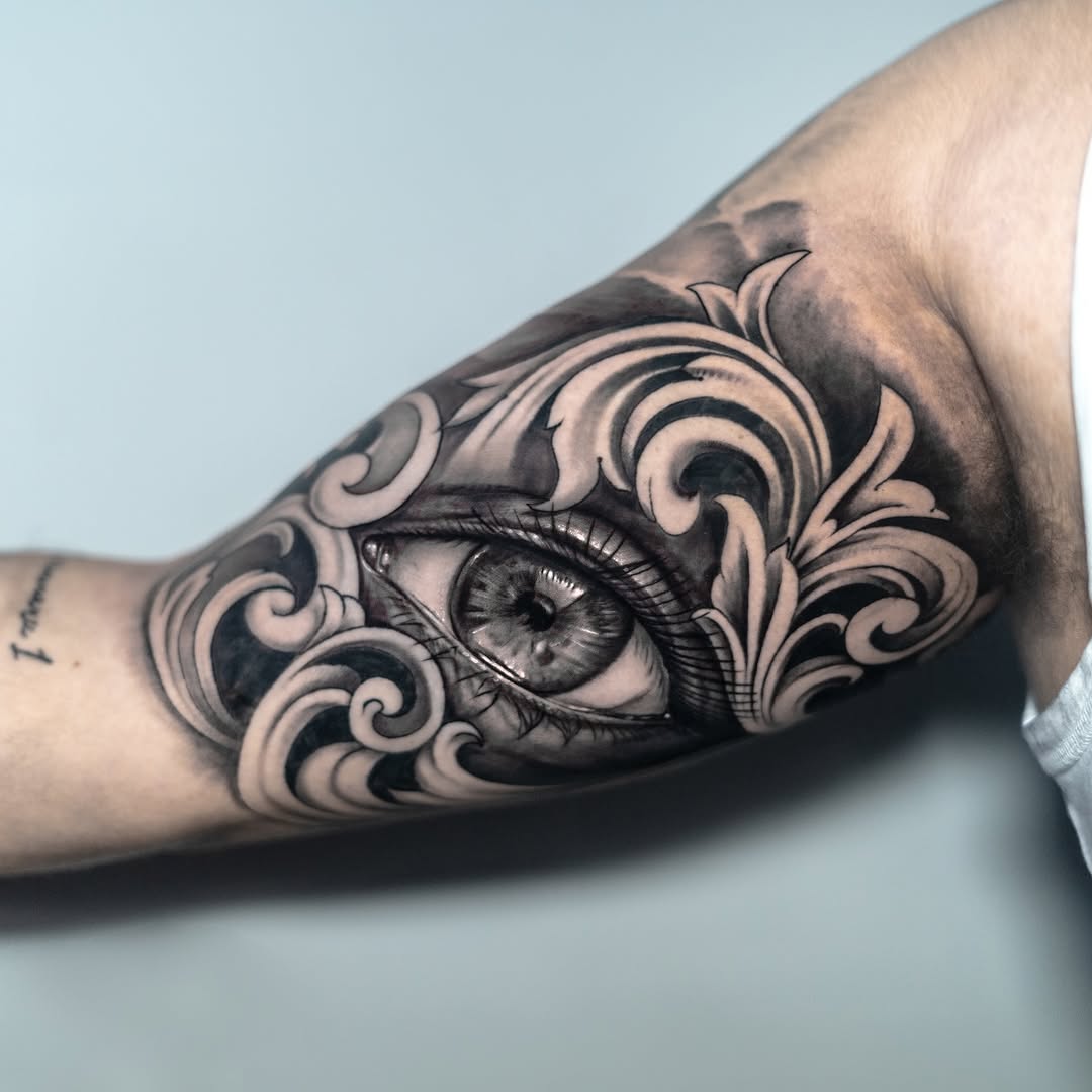Tattoo by @jamesjurado — black_and_grey, realism