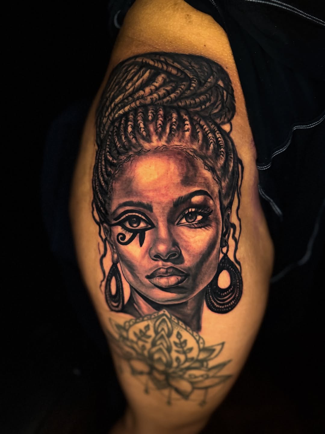 Tattoo by @tattsby0b — realism, black_and_grey