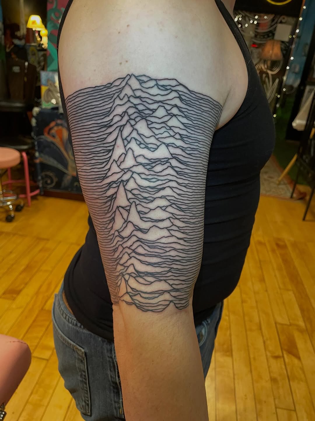Tattoo by @lakethetattooer — geometric, illustrative
