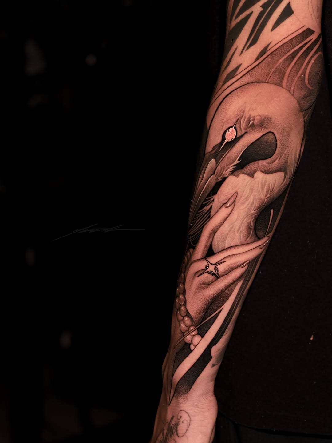 Tattoo by @sebaztian_maranta — black_and_grey, realism