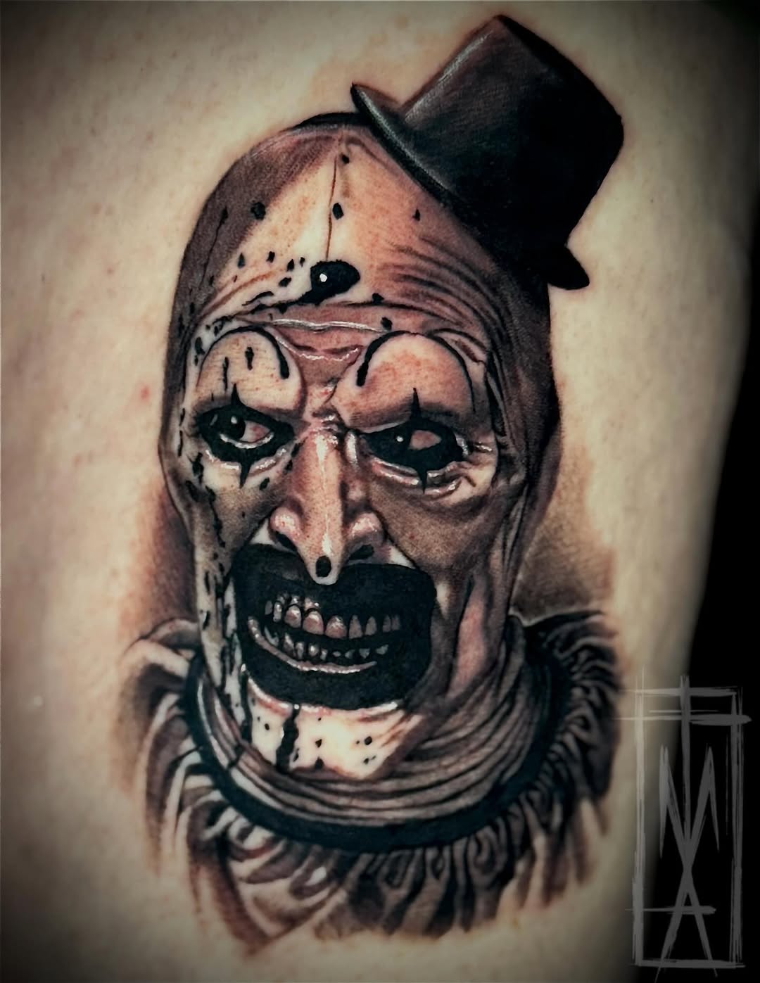 Tattoo by @tattoosbymattarguello โ realism, dark_realism