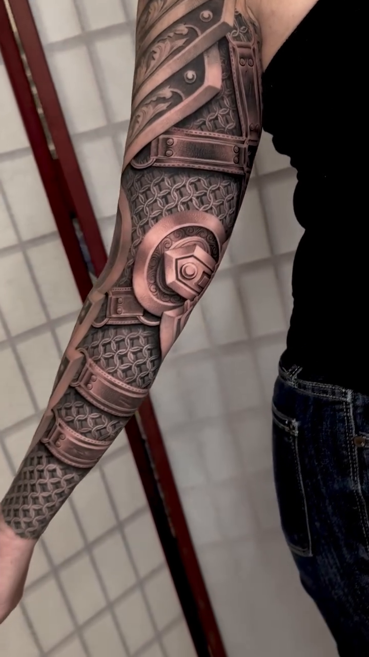 Tattoo by @mikesledz — black_and_grey, realism