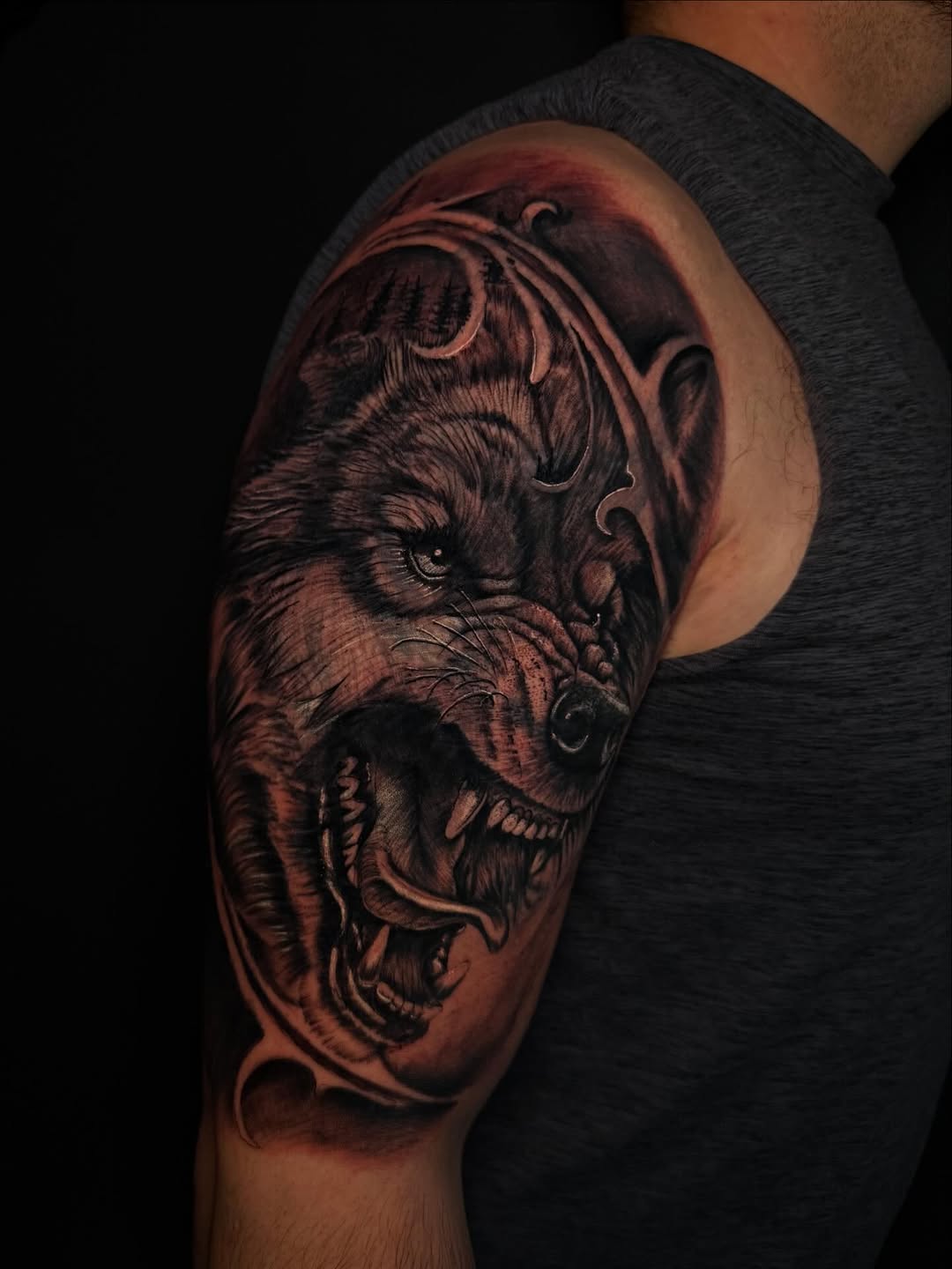 Tattoo by @rex.ink98 — realism, black_and_grey