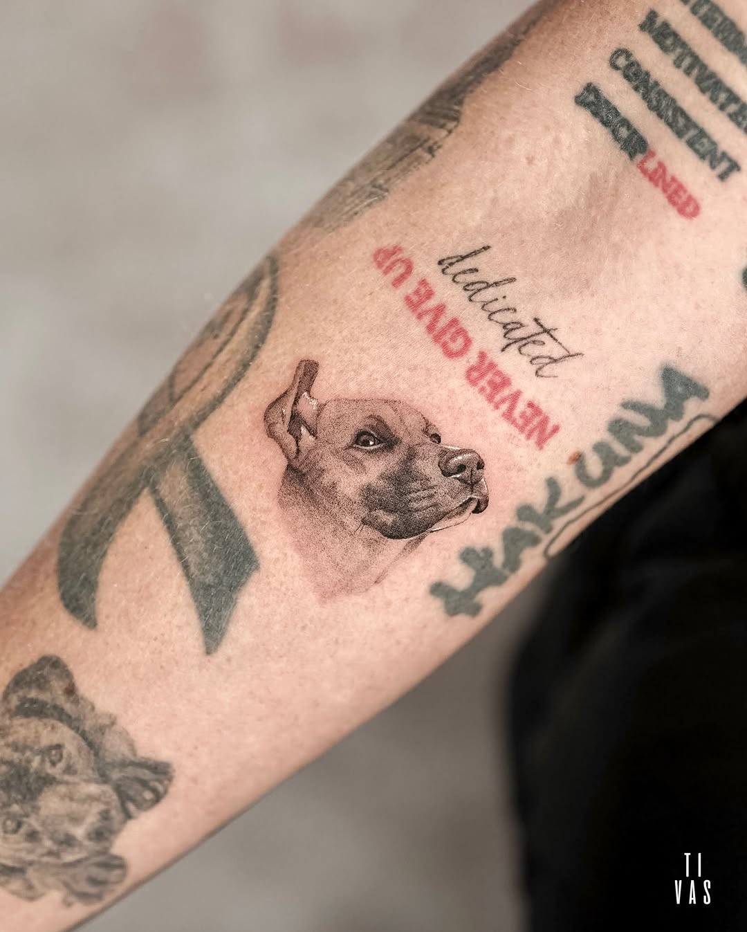 Tattoo by @tivas — realism, black_and_grey