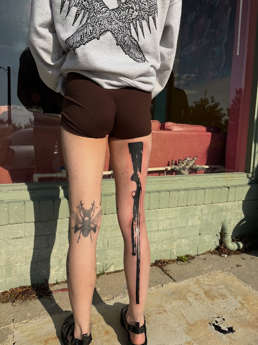 Tattoo by @inknerm — blackwork, illustrative