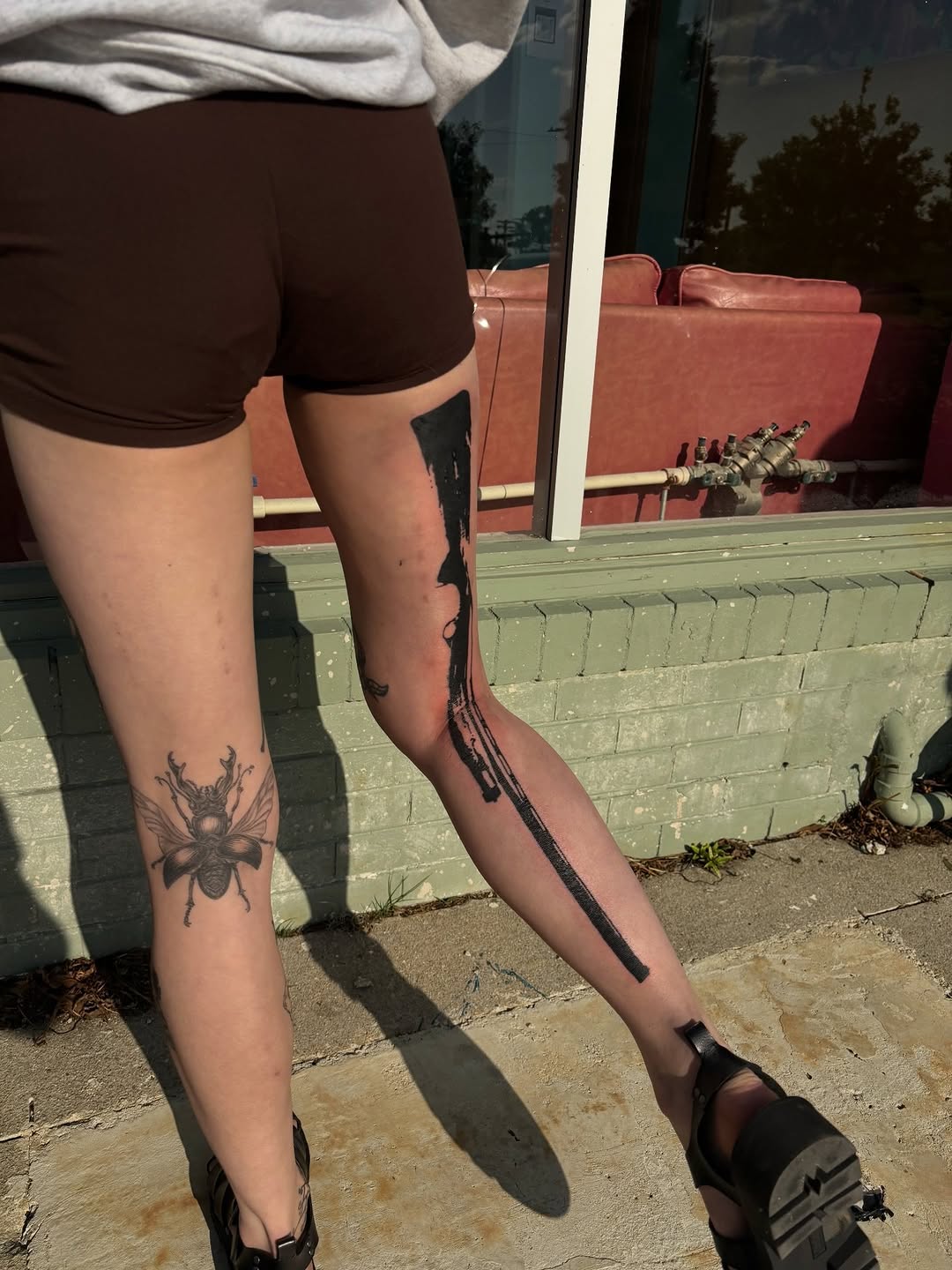 Tattoo by @inknerm — blackwork, illustrative