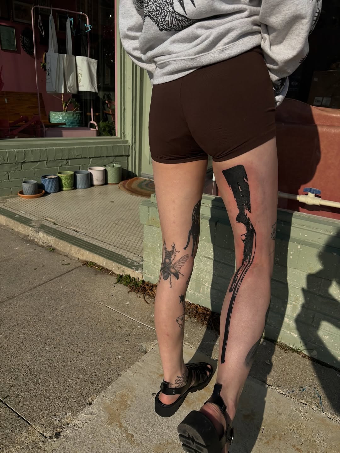 Tattoo by @inknerm — blackwork, illustrative