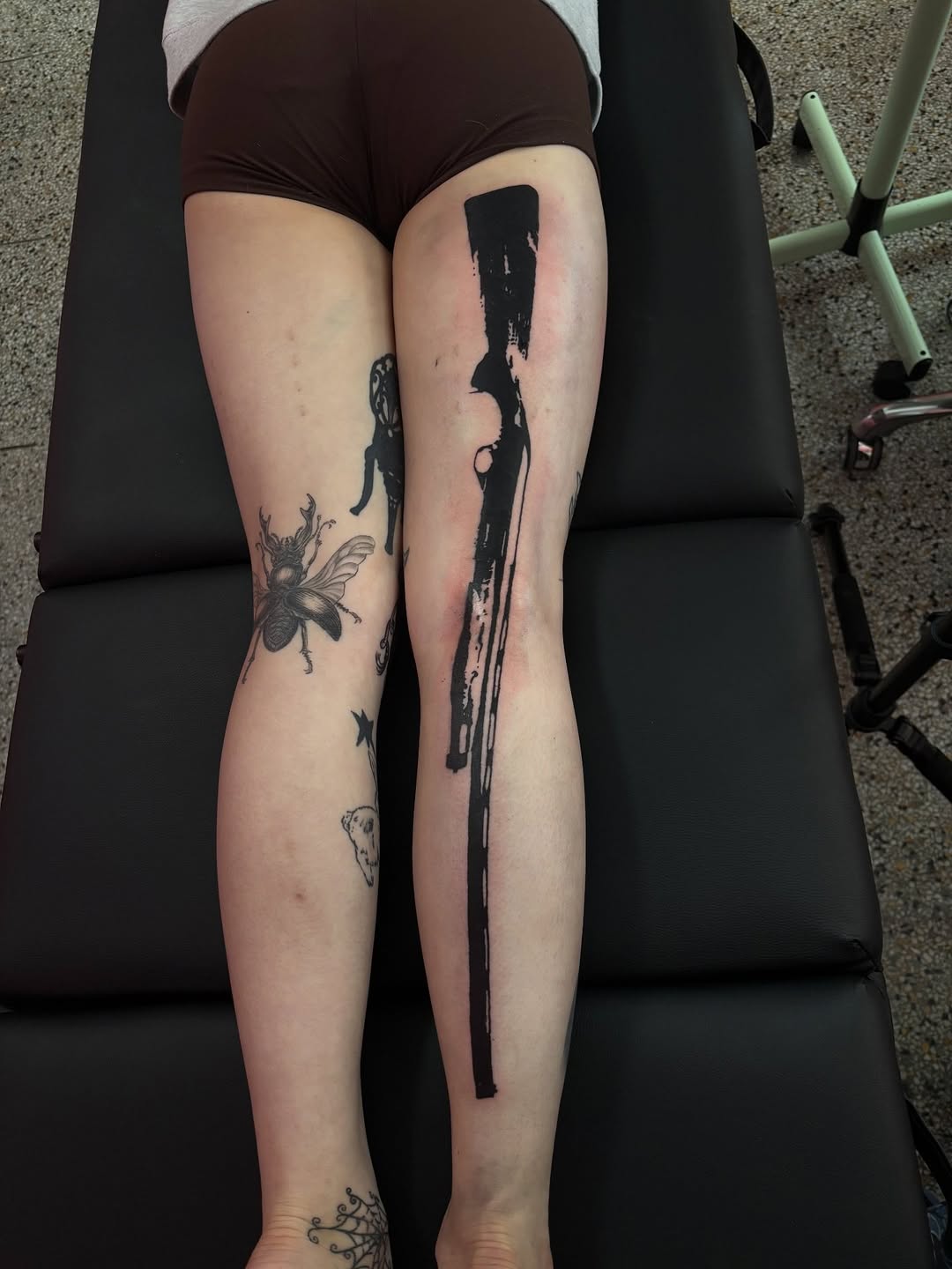 Tattoo by @inknerm — blackwork, illustrative