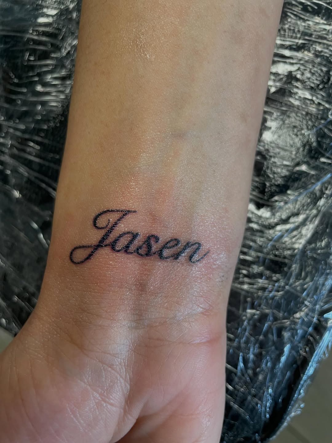 Tattoo by @alexis_studeman — lettering_script, fine_line
