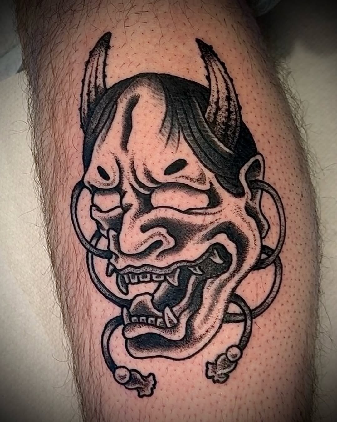 Tattoo by @buckotattoo — japanese_irezumi, black_and_grey