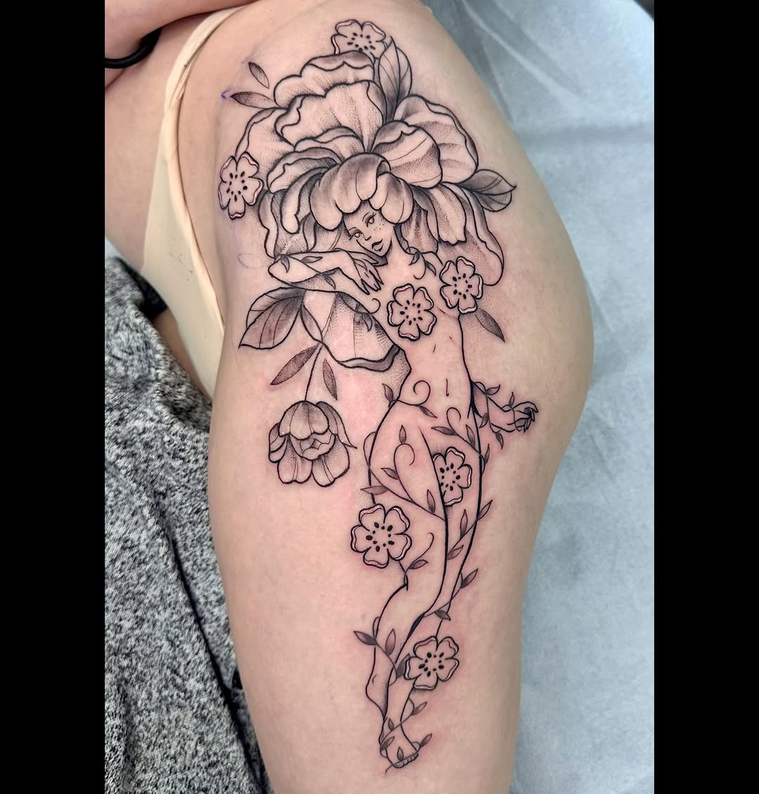 Tattoo by @tattoosbyhaas — illustrative, fine_line