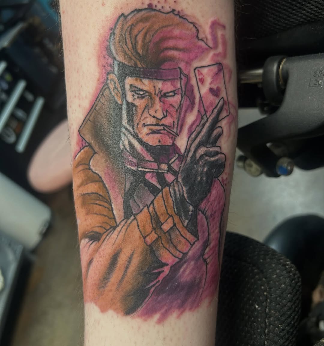 Tattoo by @tattoosbystelios โ new_school, trash_polka