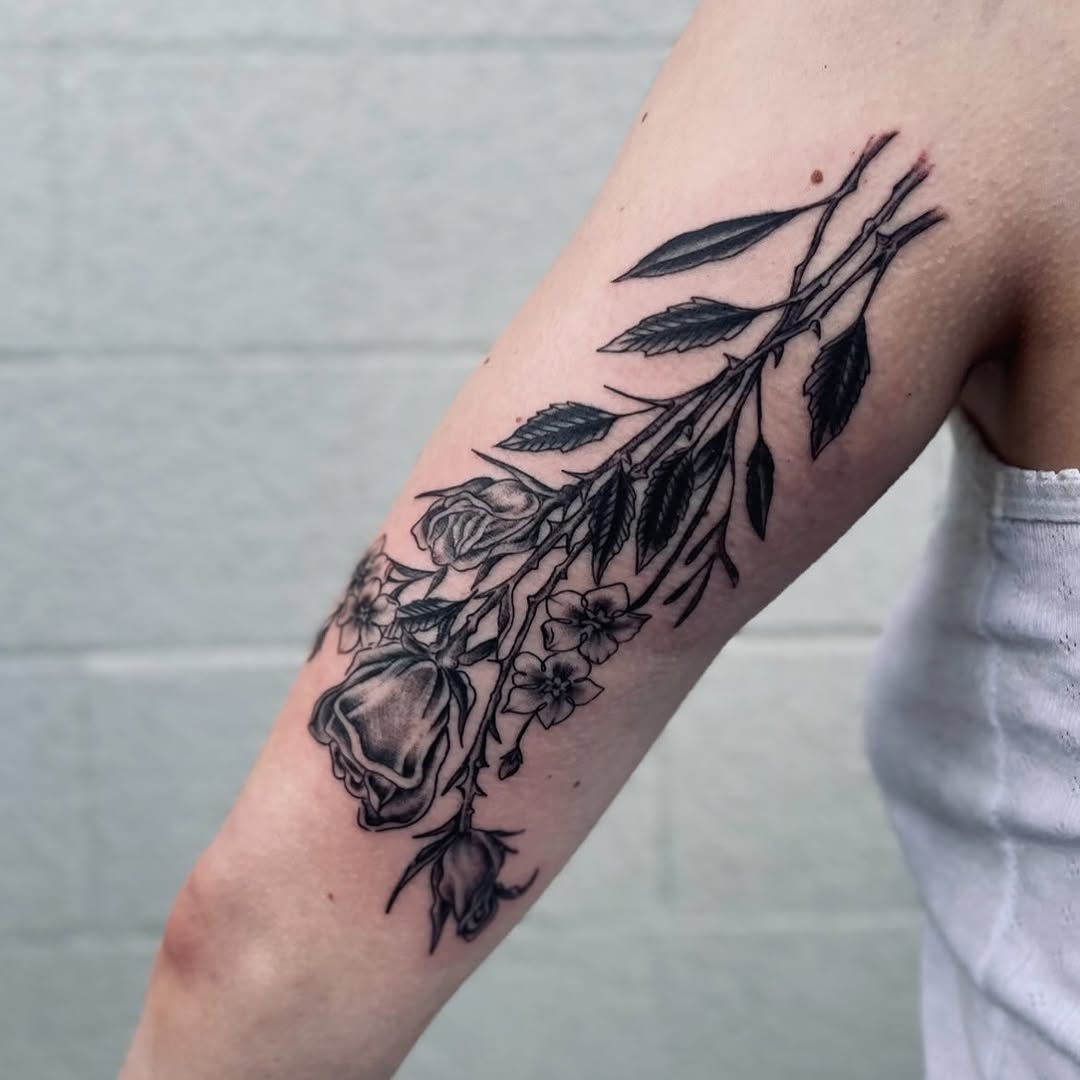 Tattoo by @cxvlba — illustrative, black_and_grey