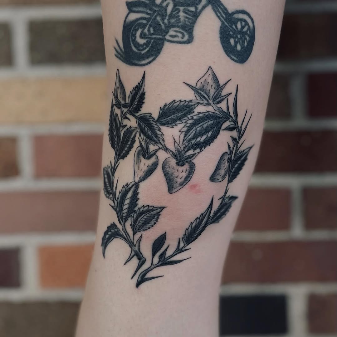Tattoo by @cxvlba — illustrative, black_and_grey