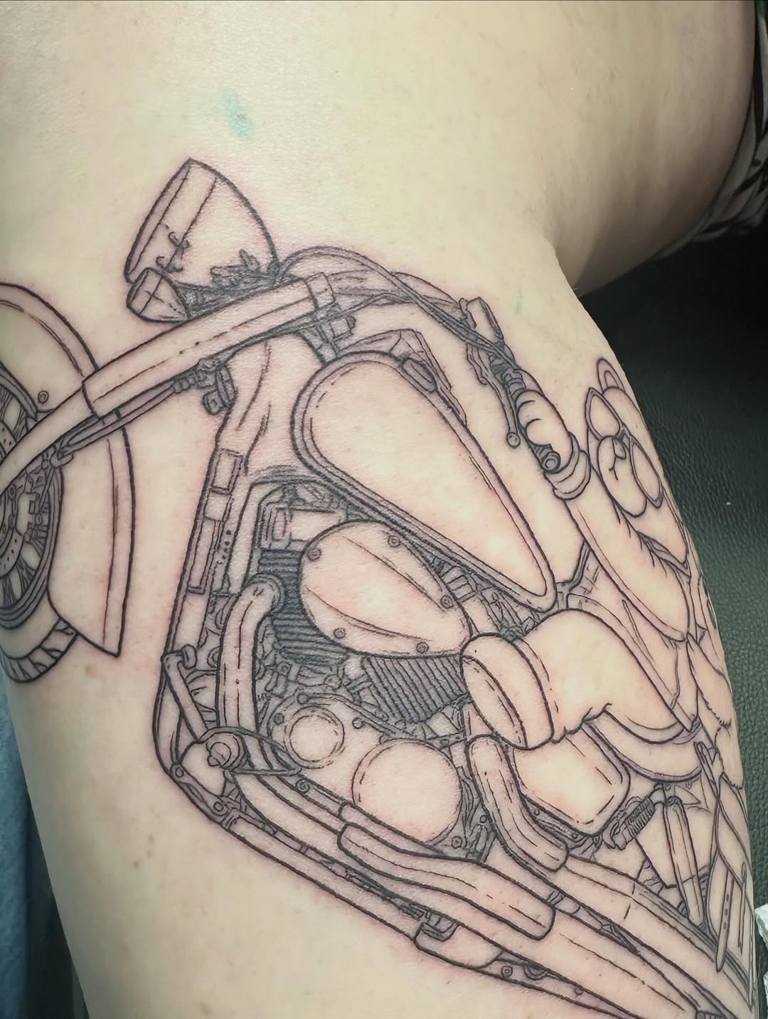 Tattoo by @sarahsmiletattoo โ illustrative, black_and_grey