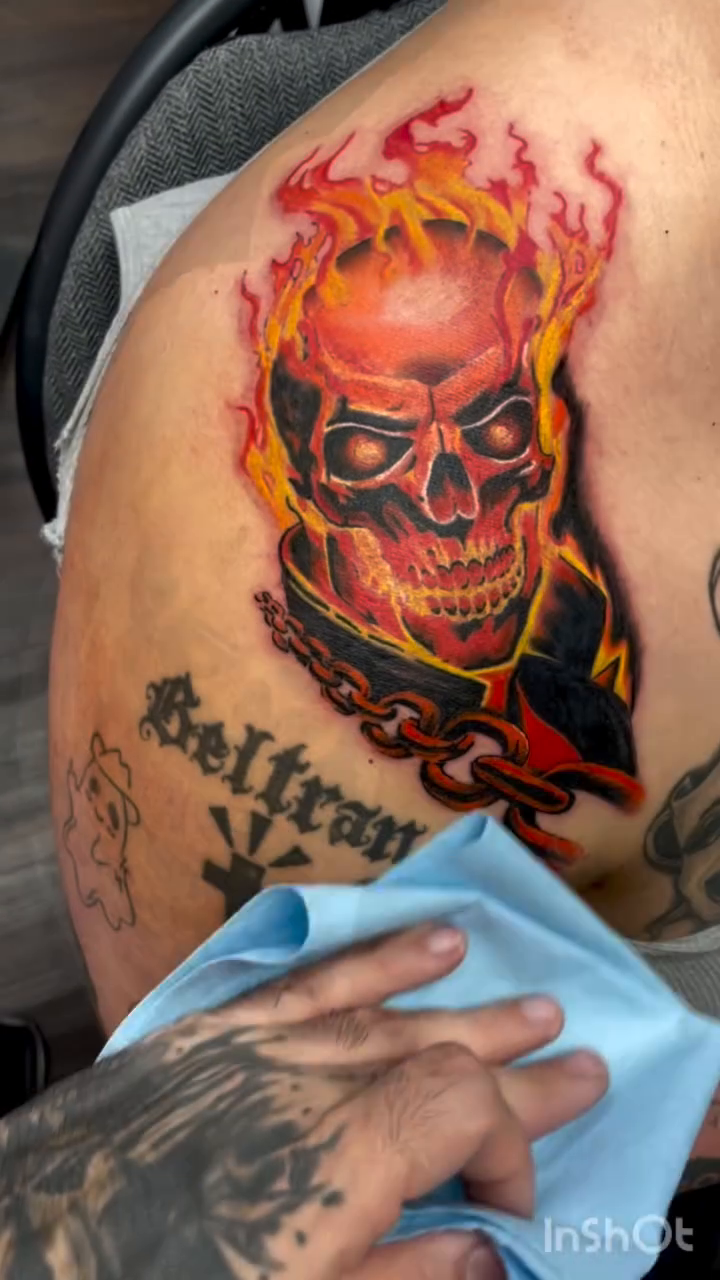 Tattoo by @mikey.ramz — realism, dark_realism